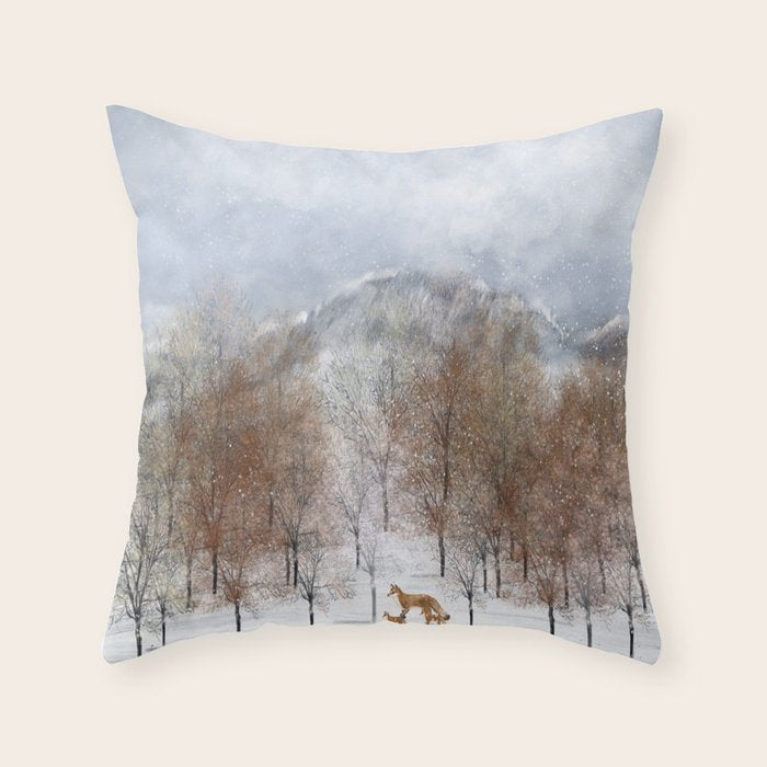 Nature Will Find A Way Deux Throw Pillow