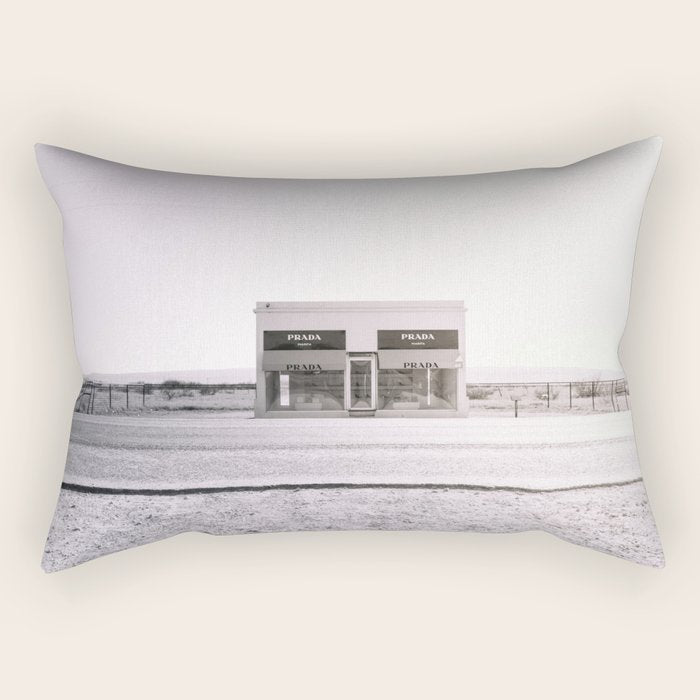 Marfa Icon - Black And White Version Rectangular Pillow