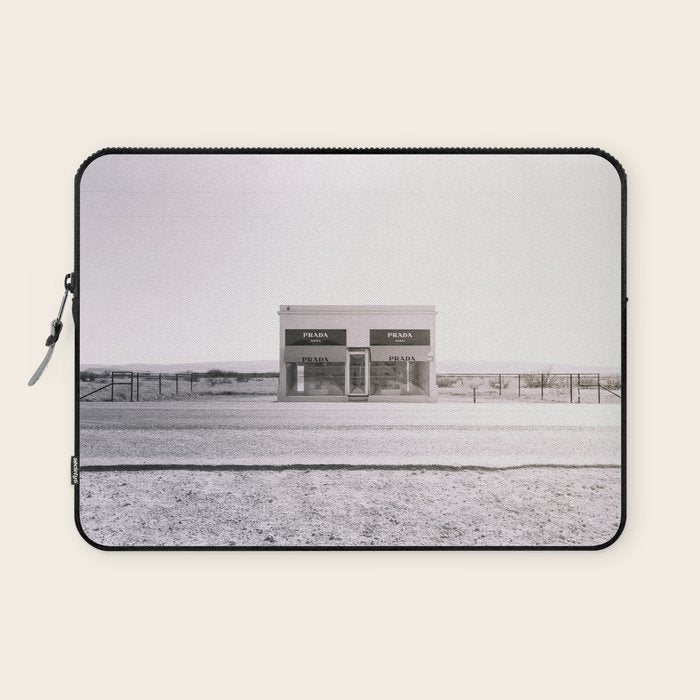 Marfa Icon - Black And White Version Laptop Sleeve