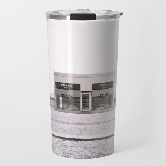Marfa Icon - Black And White Version Travel Mug