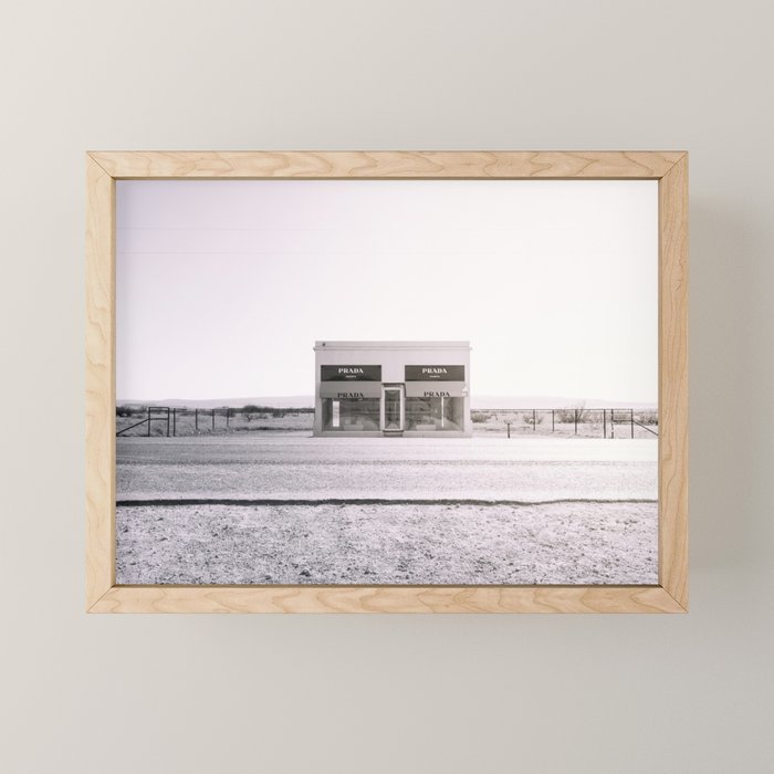 Marfa Icon - Black And White Version Mini Art Print