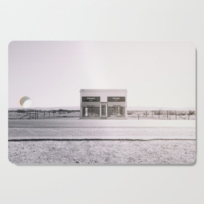 Marfa Icon - Black And White Version Cutting Board