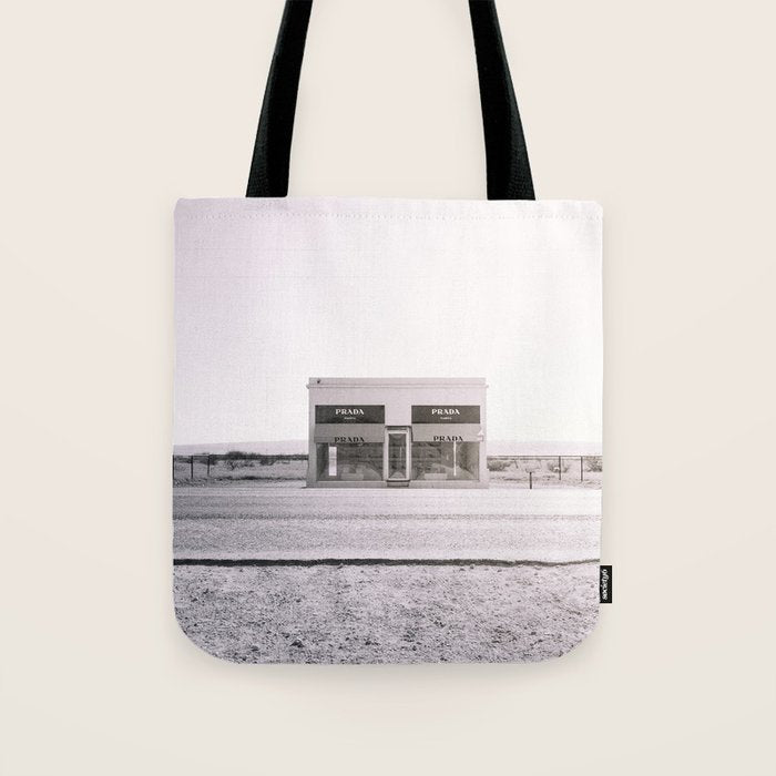 Marfa Icon - Black And White Version Tote Bag