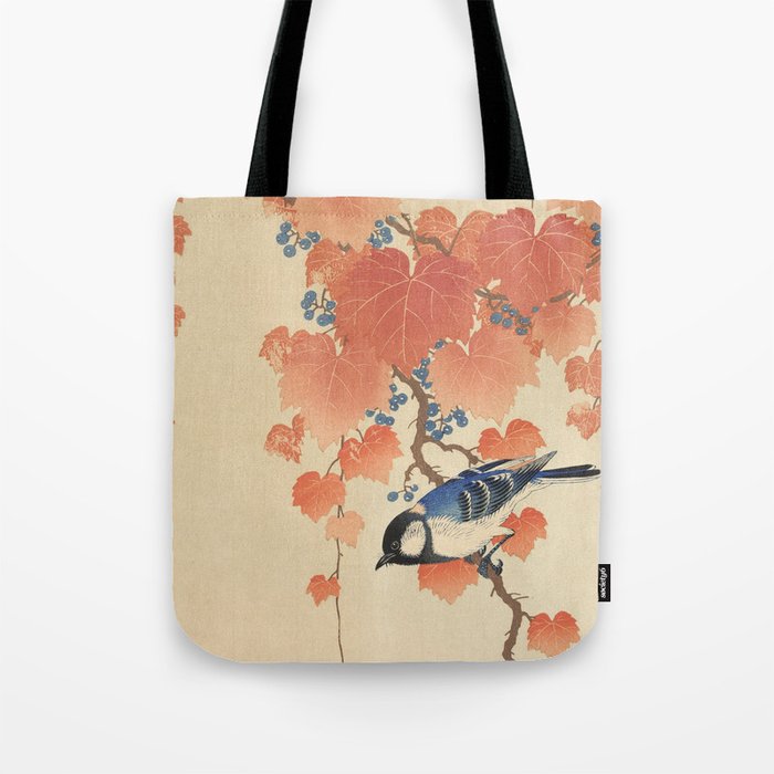 Ohara Koson - Japanese Bird Blockprint Tote Bag