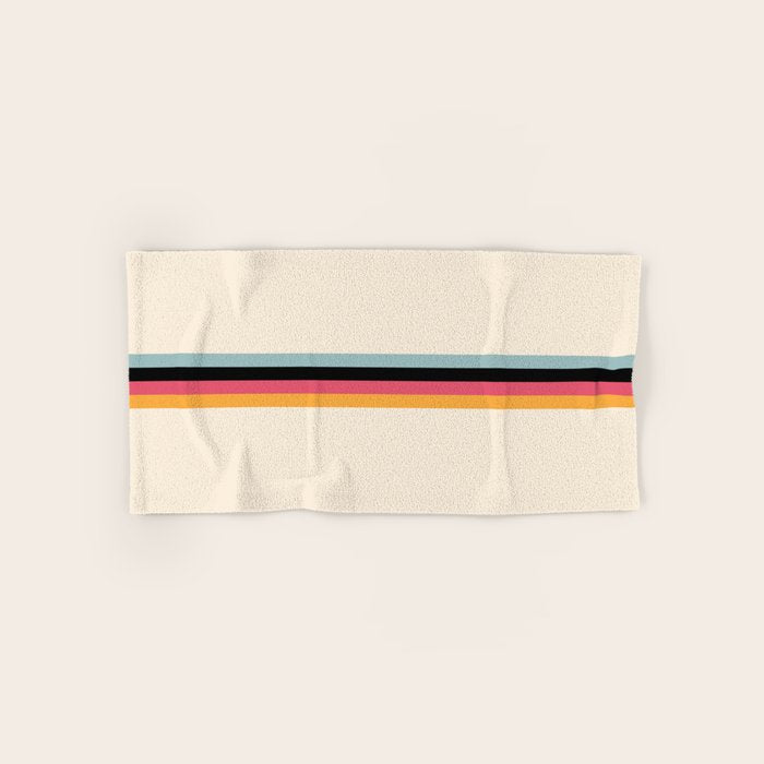 Ishtar - Classic Retro Summer Stripes Bath Towel