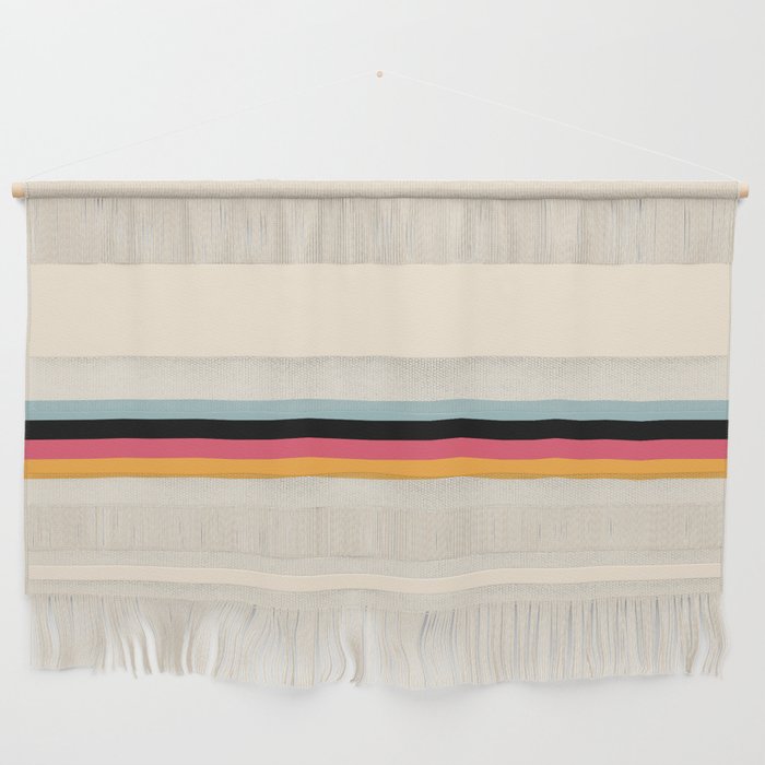 Ishtar - Classic Retro Summer Stripes Wall Hanging