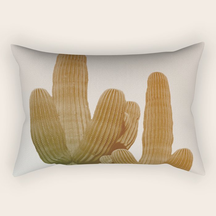 Boho Cactus Photography Rectangular Pillow