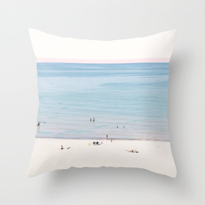 A Day At The Beach #Homestorie #Decor #Buyart Throw Pillow