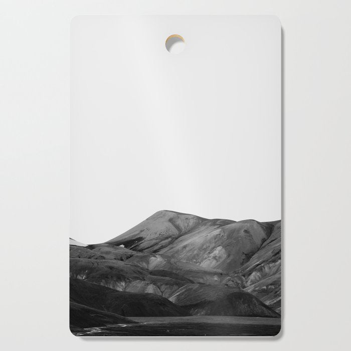 Mountain Range, Minimalist Art, Mountain Cutting Board