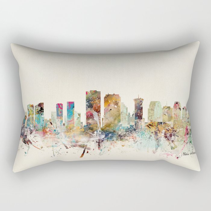New Orleans Louisiana Rectangular Pillow