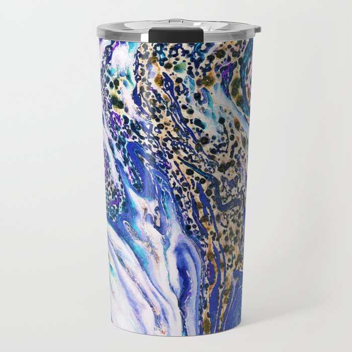 Blue Acid #Homestorie #Buyart #Decor Travel Mug