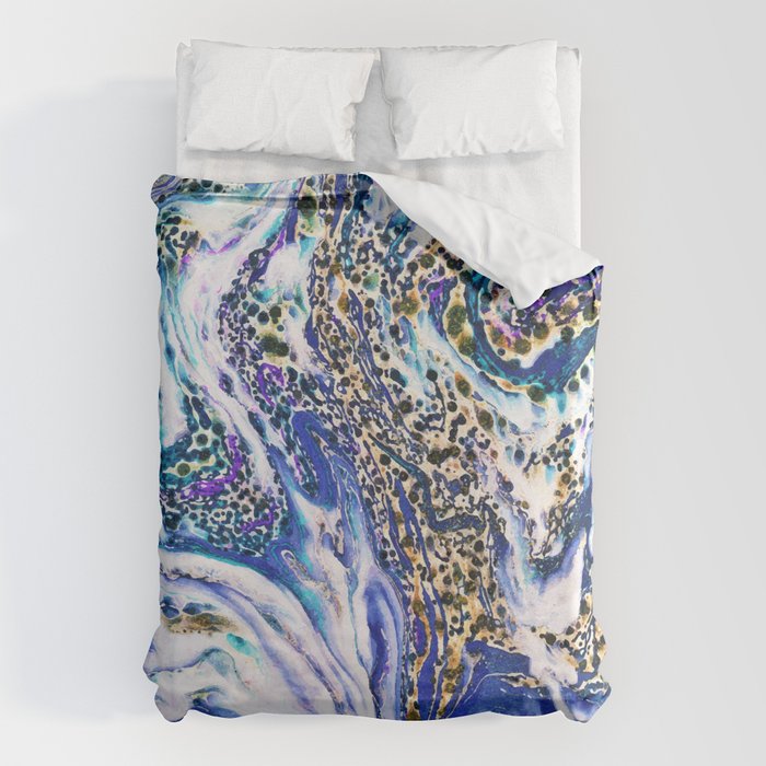 Blue Acid #Homestorie #Buyart #Decor Duvet Cover