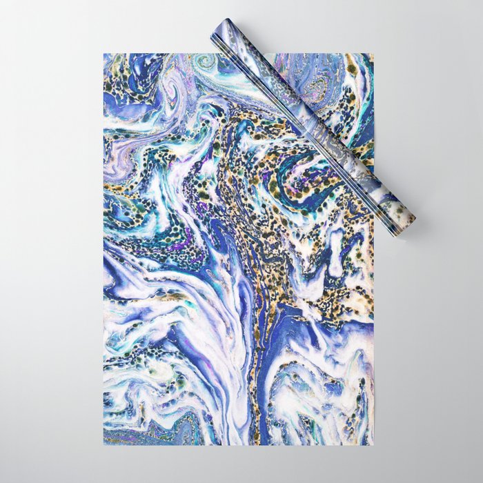 Blue Acid #Homestorie #Buyart #Decor Wrapping Paper