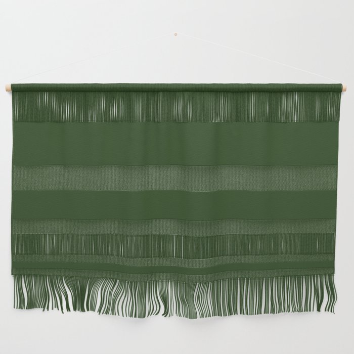 Solid Dark Forest Green Simple Solid Color All Over Print Wall Hanging