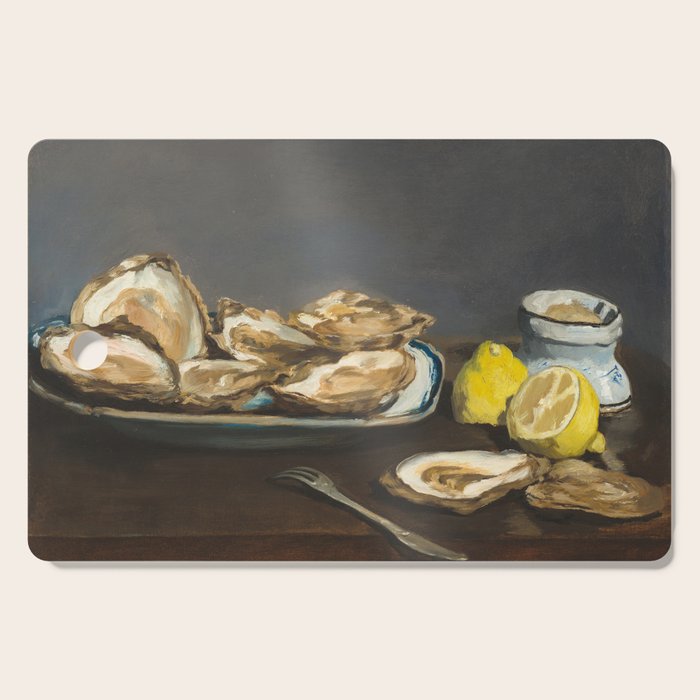 Oysters By Edouard Manet, 1862 Cutting Board