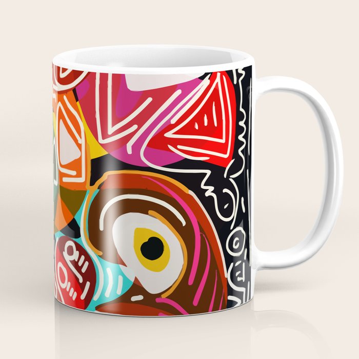 Life Is Beautiful Street Art Graffiti Coffee Mug