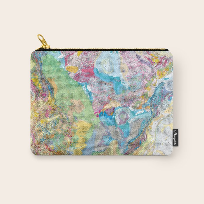 Usgs Geological Map Of North America Carry All Pouch