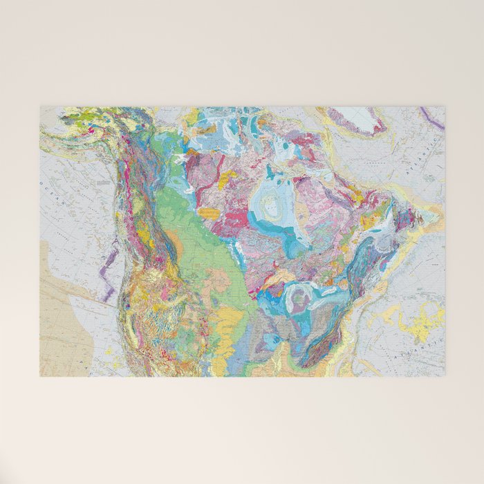 Usgs Geological Map Of North America Welcome Mat