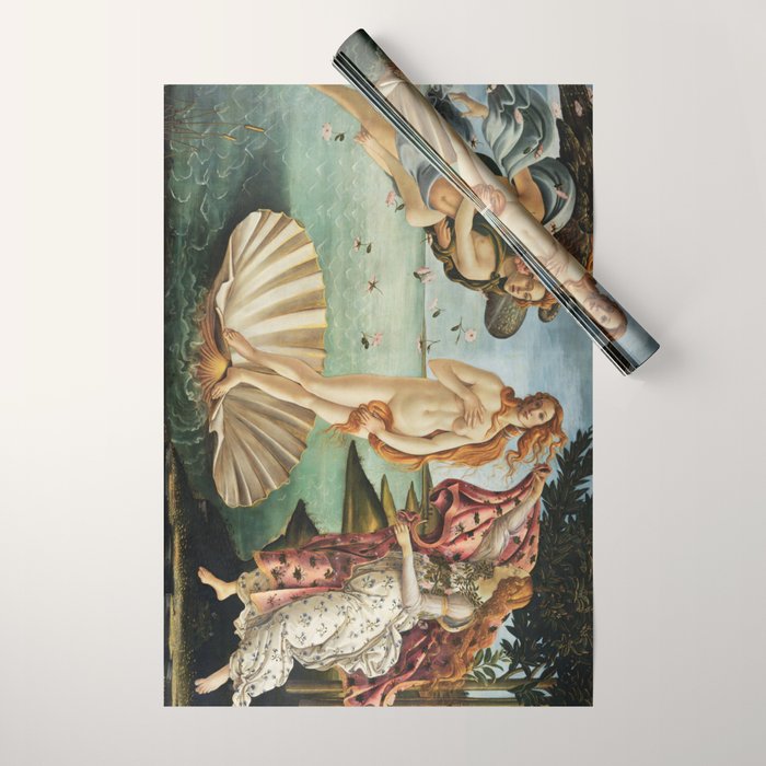The Birth Of Venus By Sandro Botticelli, 1445 Wrapping Paper