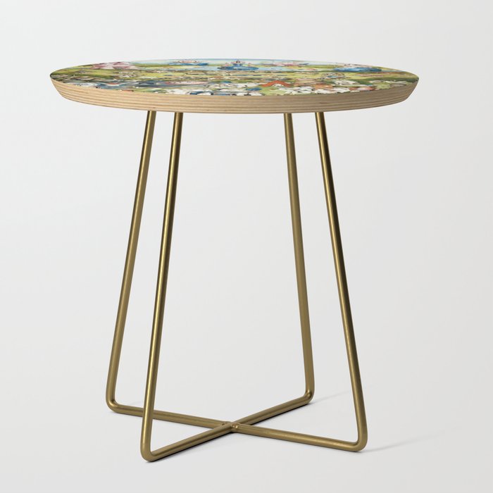 The Garden Of Earthly Delights By Hieronymus Bosch Side Table