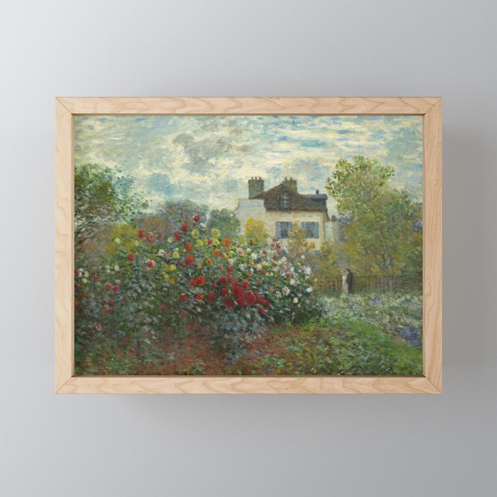 Claude Monet The Artist'S Garden In Argenteuil, 1873 Mini Art Print