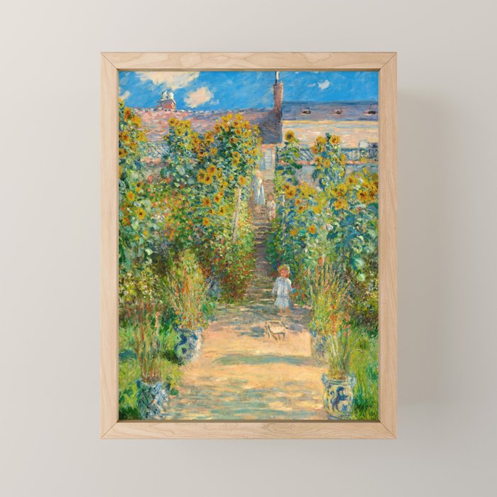 Claude Monet, The Artist'S Garden At VéTheuil, 1880 Mini Art Print