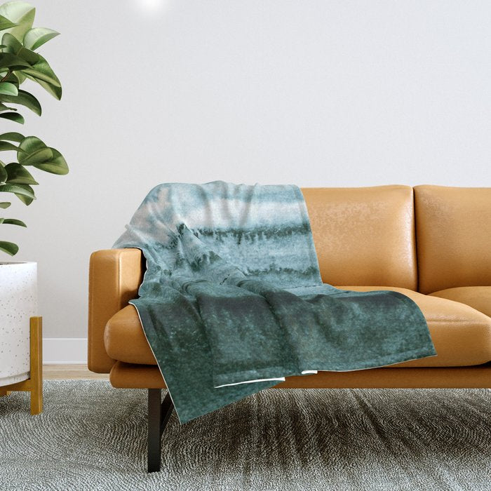 Within The Tides - Ocean Teal Throw Blanket