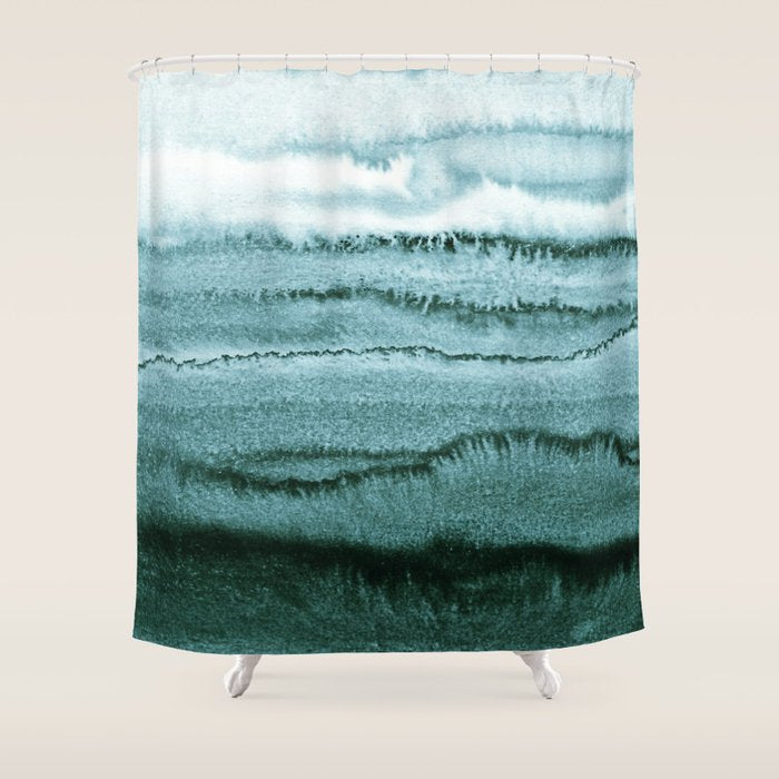 Within The Tides - Ocean Teal Shower Curtain