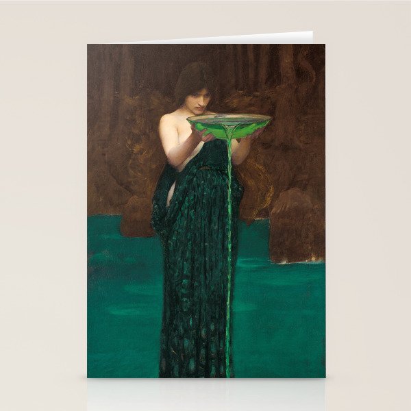Circe Invidiosa By John William Waterhouse, 1892 Stationery Card