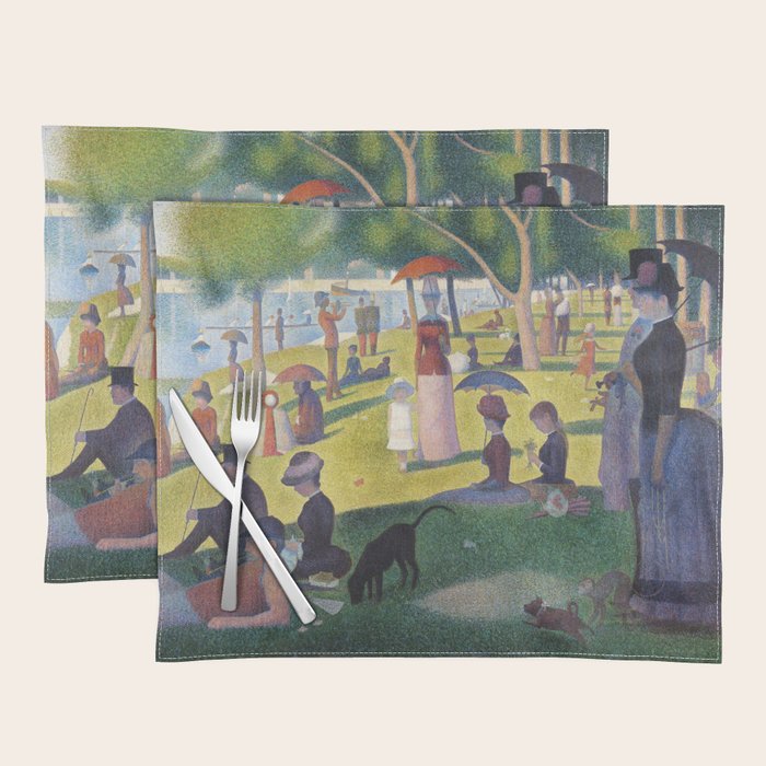 A Sunday On La Grande Jatte By Georges Seurat, 1884 Placemat