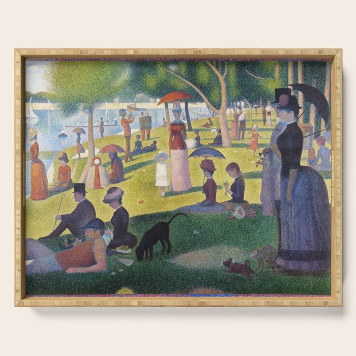 A Sunday On La Grande Jatte By Georges Seurat, 1884 Serving Tray