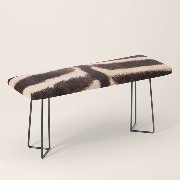 Zebra - Zebra Stripes -Zebra Skin - Genuine - Beautiful  Bench
