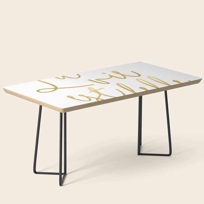 La Vie Est Belle #Homestorie #Typography #Buyart Coffee Table