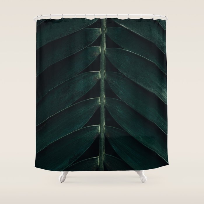 Green Leaves - Nature Photography Shower Curtain