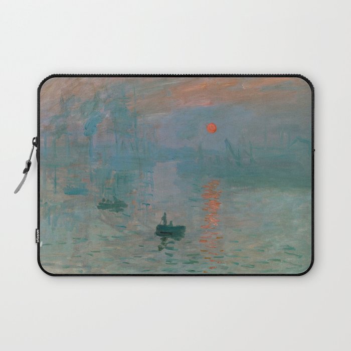 Monet - Impression, Sunrise, 1872 Laptop Sleeve