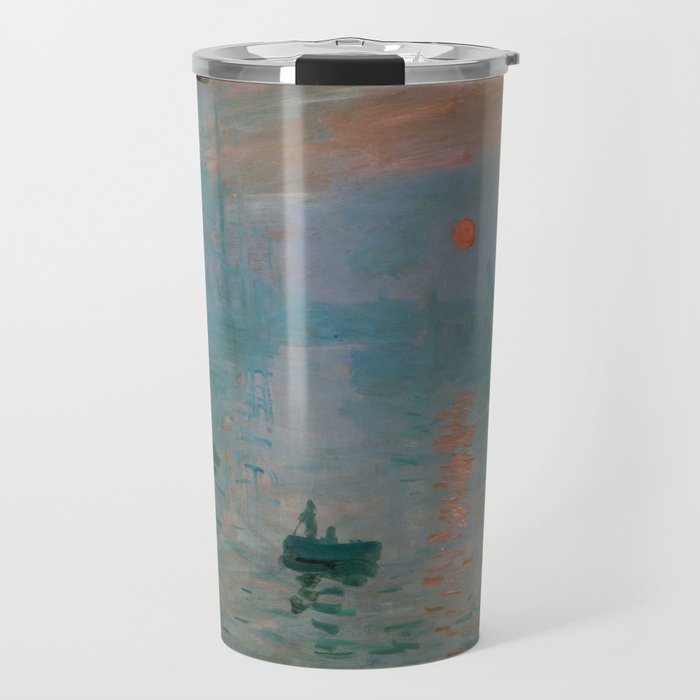 Monet - Impression, Sunrise, 1872 Travel Mug