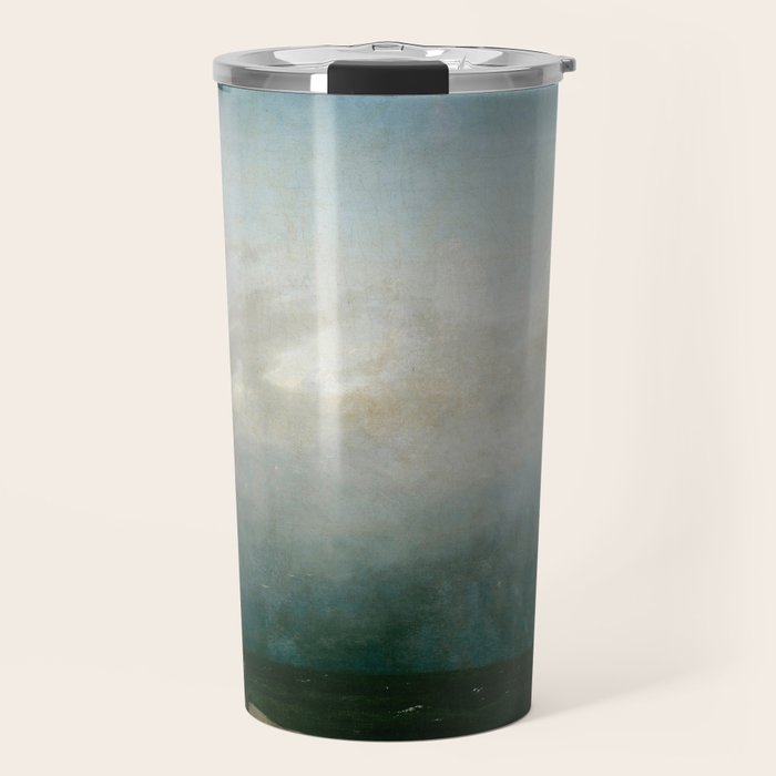 The Monk By The Sea By Caspar David Friedrich 1808 Travel Mug