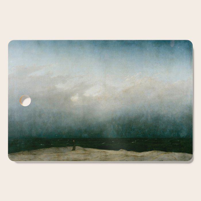The Monk By The Sea By Caspar David Friedrich 1808 Cutting Board