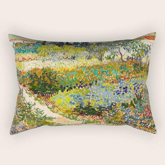 Vincent Van Gogh - Garden At Arles Rectangular Pillow