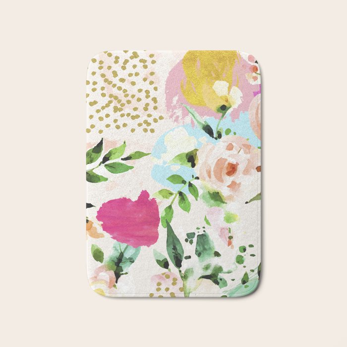 Floral Blush #Homestorie #Decor #Buyart Bath Mat