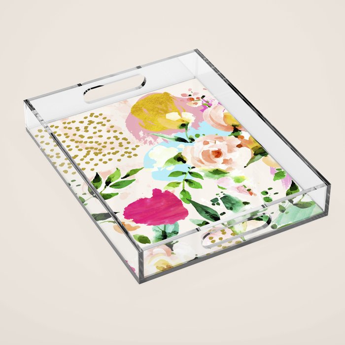 Floral Blush #Homestorie #Decor #Buyart Acrylic Tray