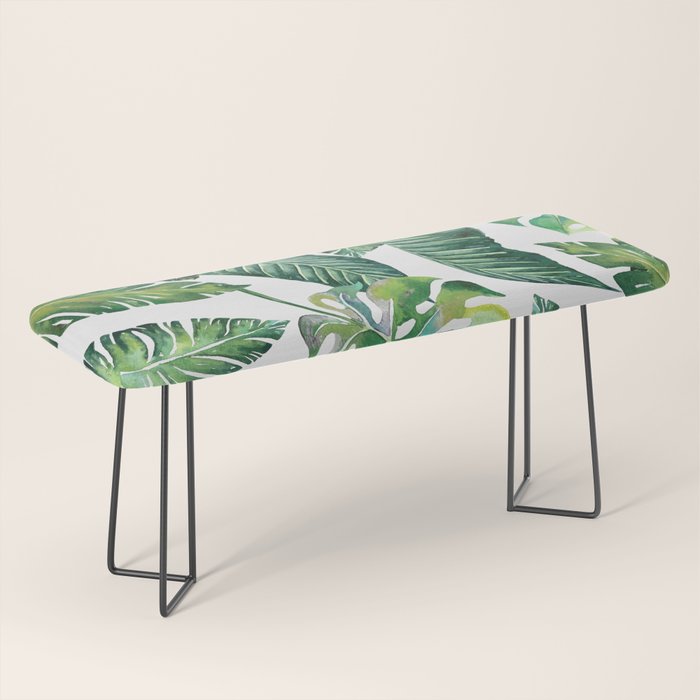 Jungle Leaves, Banana, Monstera #Homestorie Bench