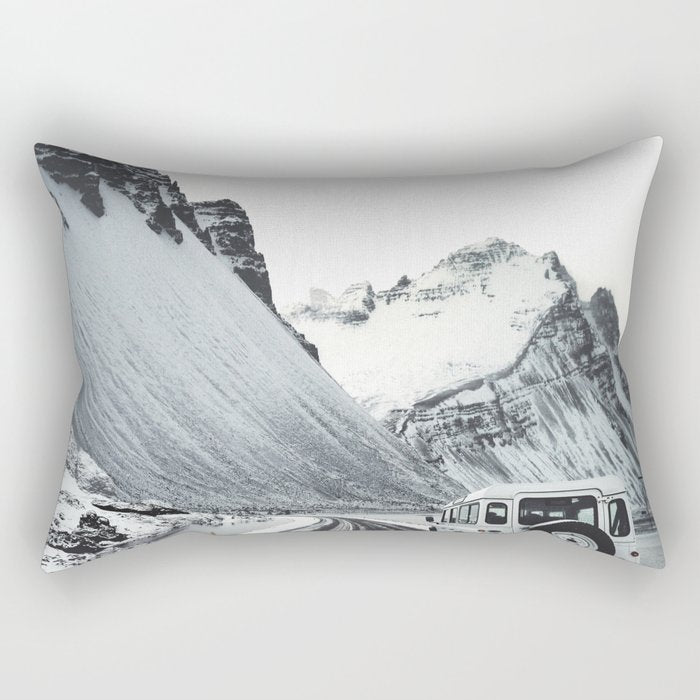 On The Road In Iceland Rectangular Pillow