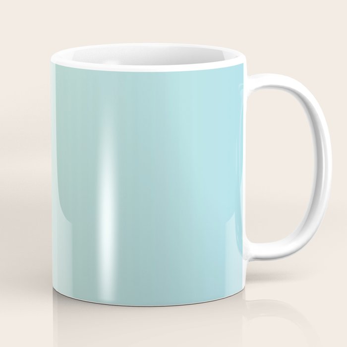 Turquoise Green Blue Gradient Coffee Mug