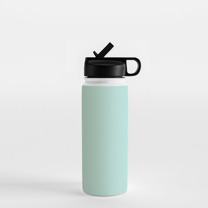 Turquoise Green Blue Gradient Water Bottle