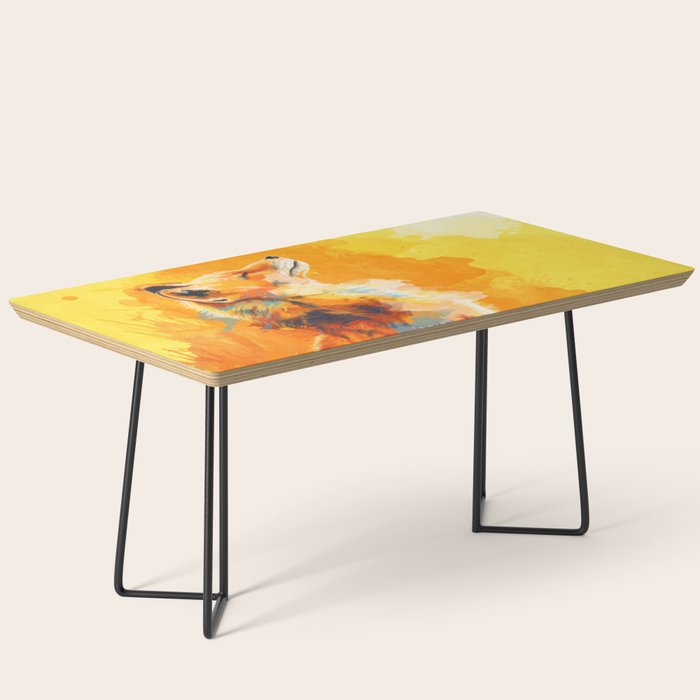 Blissful Light - Fox Portrait Coffee Table
