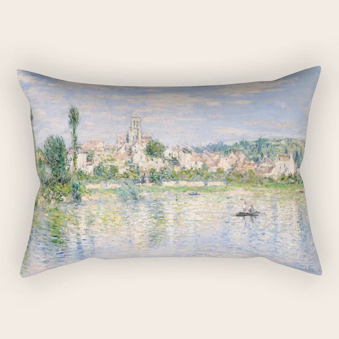 Vetheuil In Summer 1880 By Claude Monet Rectangular Pillow