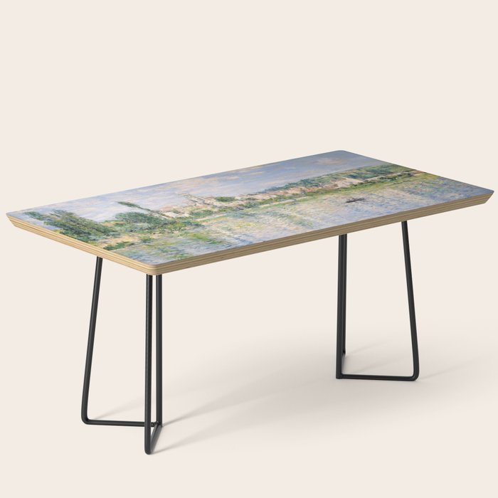 Vetheuil In Summer 1880 By Claude Monet Coffee Table