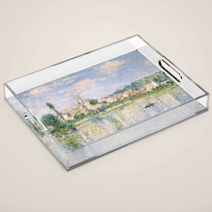 Vetheuil In Summer 1880 By Claude Monet Acrylic Tray