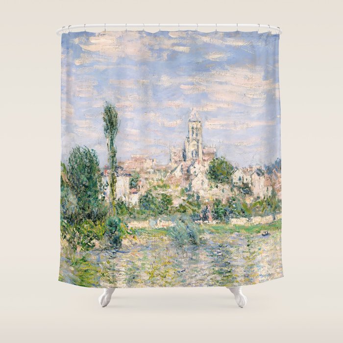 Vetheuil In Summer 1880 By Claude Monet Shower Curtain